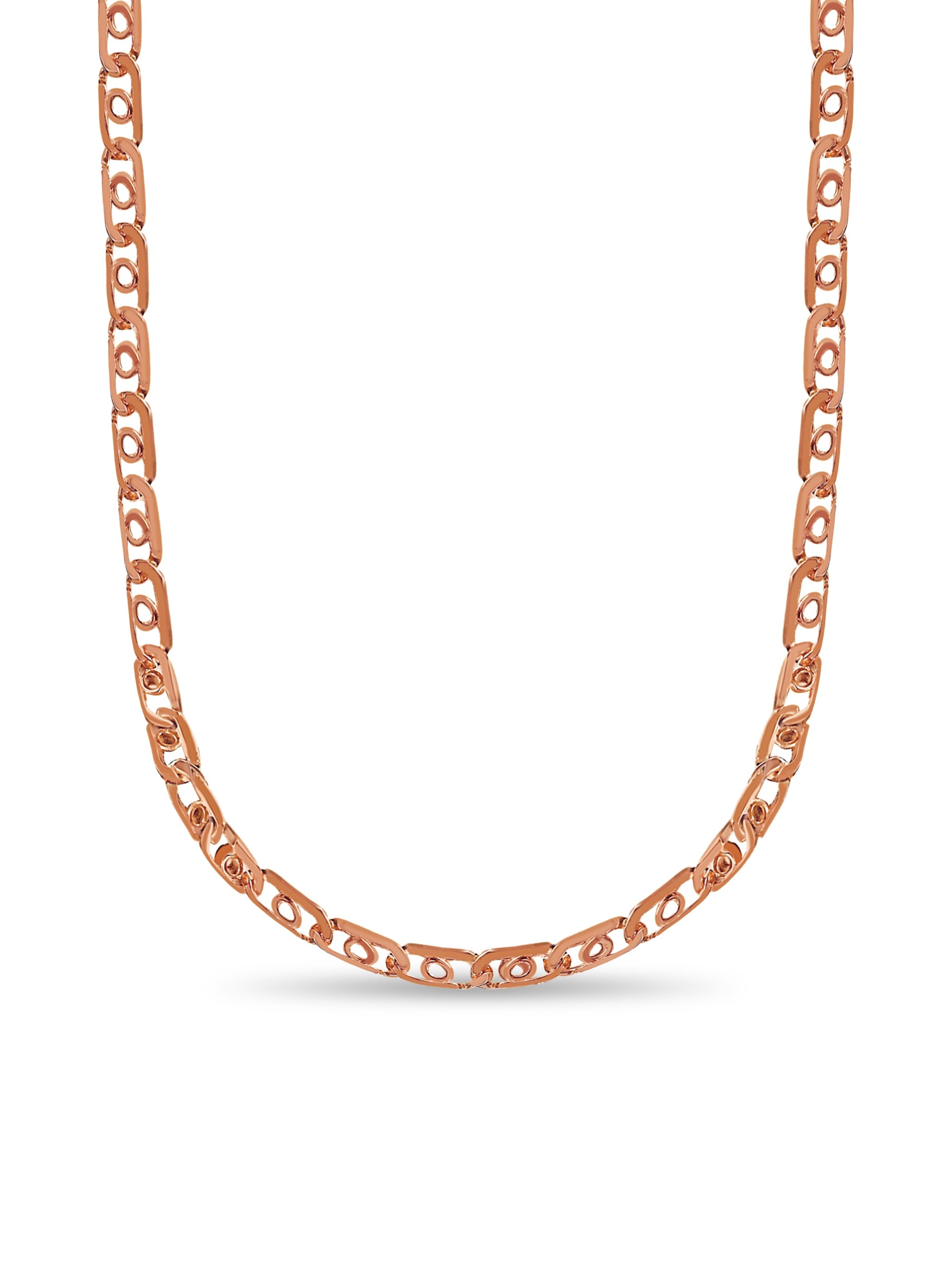Bullet Tiger Eye Solid White/Yellow/Rose Gold Handmade Necklace , 16mm, 16-30 Inch