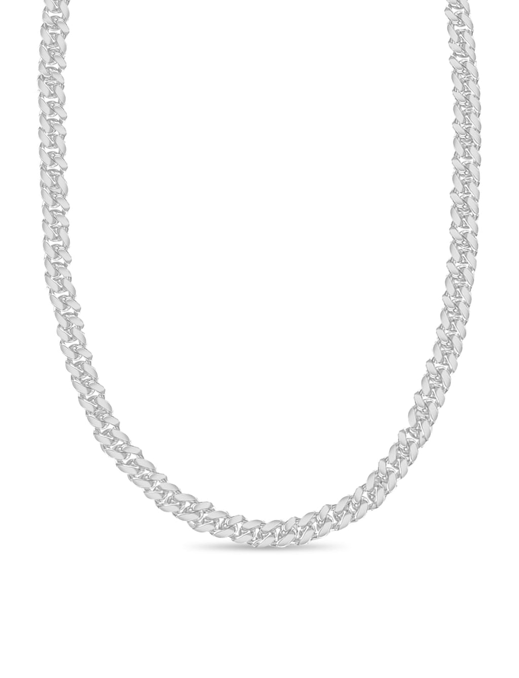 Miami Cuban Solid White/Yellow/Rose Gold Handmade Necklace , 12mm, 16-30 Inch