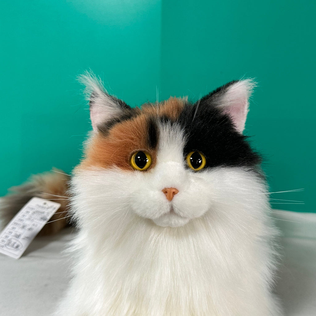 Plush Calico Cat-Handmade Life-Size Companion & Pet Memorial