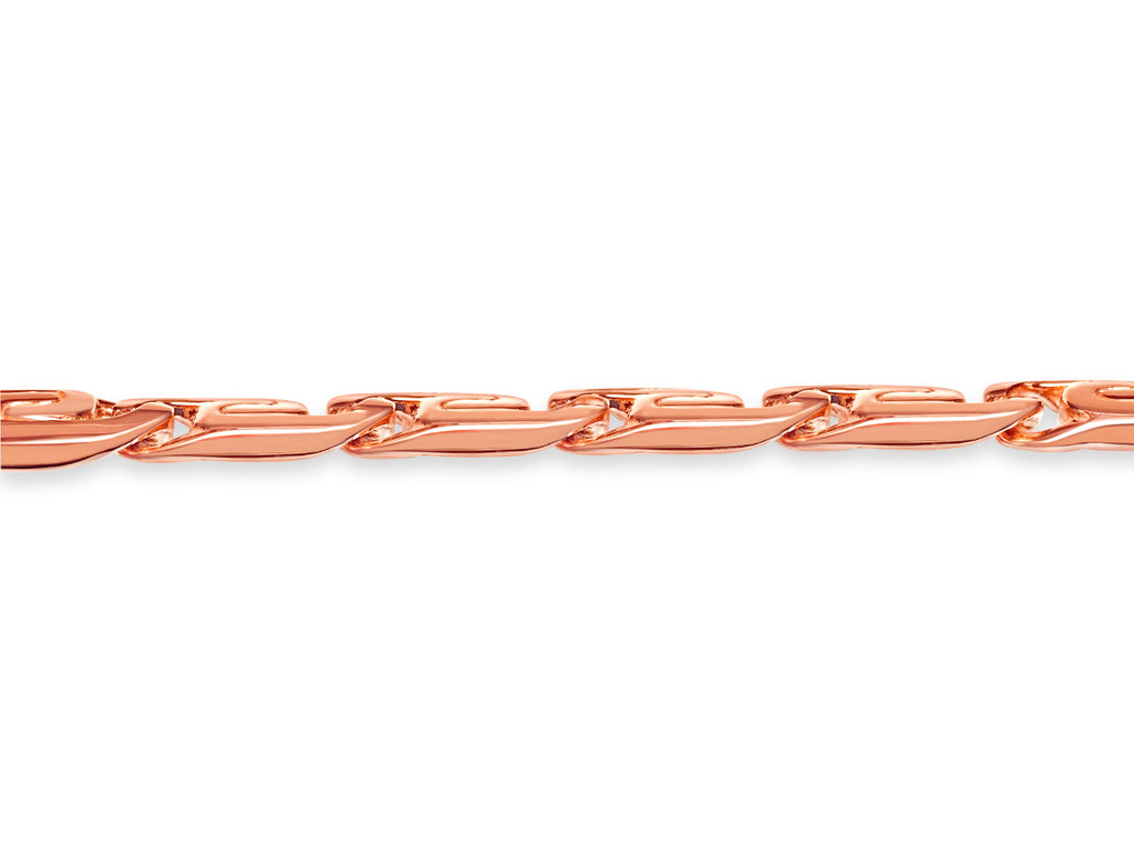 Tiger Eye Solid White/Yellow/Rose Gold Handmade Bracelet , 15mm, 6.5-10 Inch