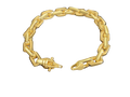 Fancy Rolo Solid White/Yellow/Rose Gold Handmade Bracelet , 8mm, 6.5-10 Inch