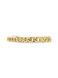 Curb Solid White/Yellow/Rose Gold Handmade Bracelet , 7mm, 6.5-10 Inch
