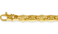 Anchor Mariner Solid White/Yellow/Rose Gold Handmade Necklace , 9mm, 16-30 Inch
