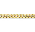 Miami Cuban Solid White/Yellow/Rose Gold Handmade Bracelet , 7mm, 6.5-10 Inch