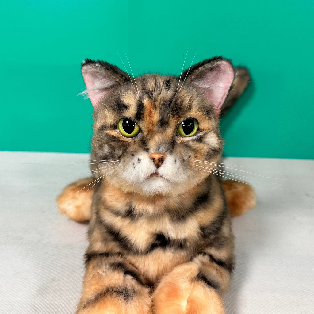 Plush leopard-print cat-Handmade Life-Size Companion & Pet Memorial