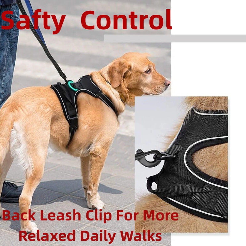 Vest-style Reflective And Breathable Chest-strap Leash