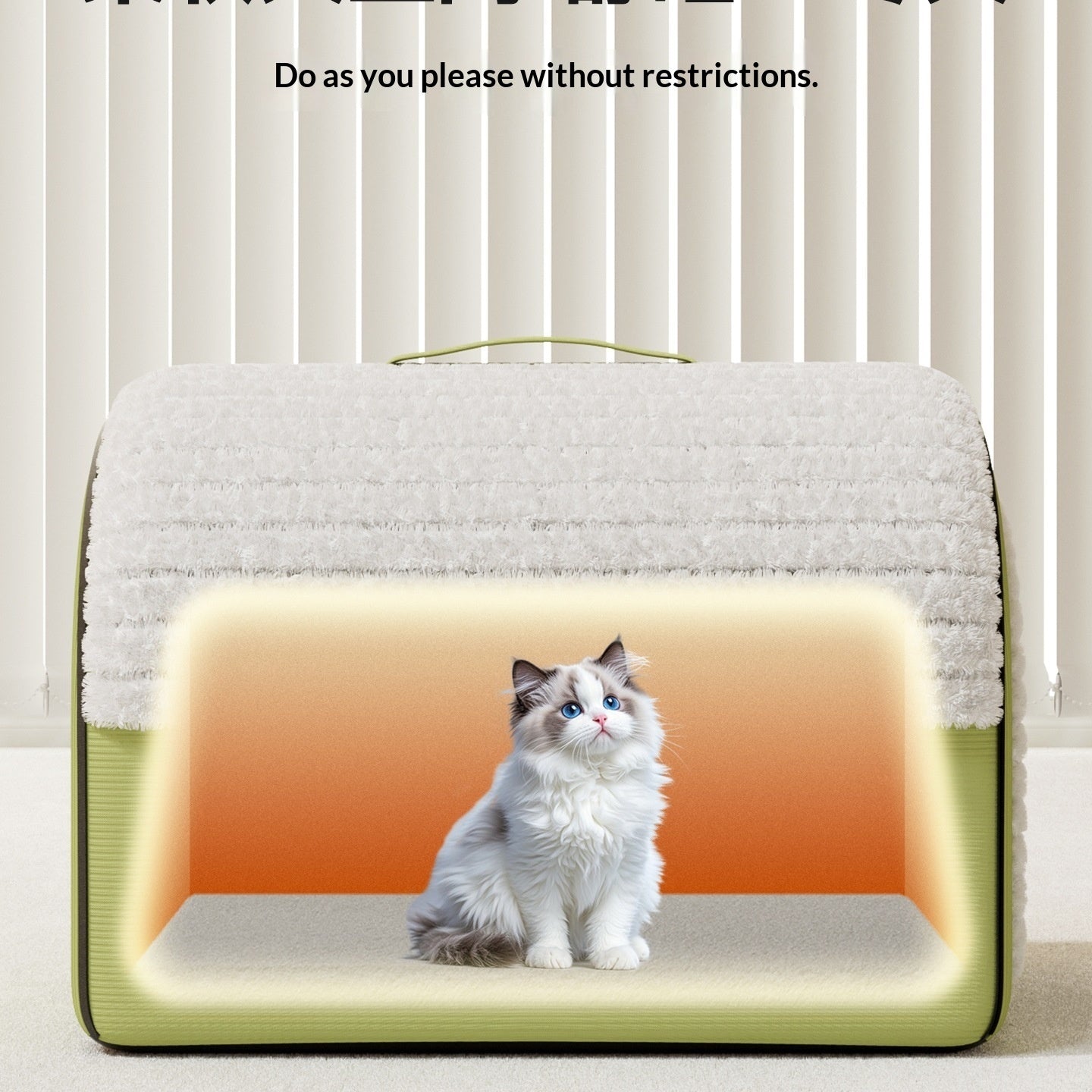 Winter-thickened Four-season Universal Enclosed Cat Bed