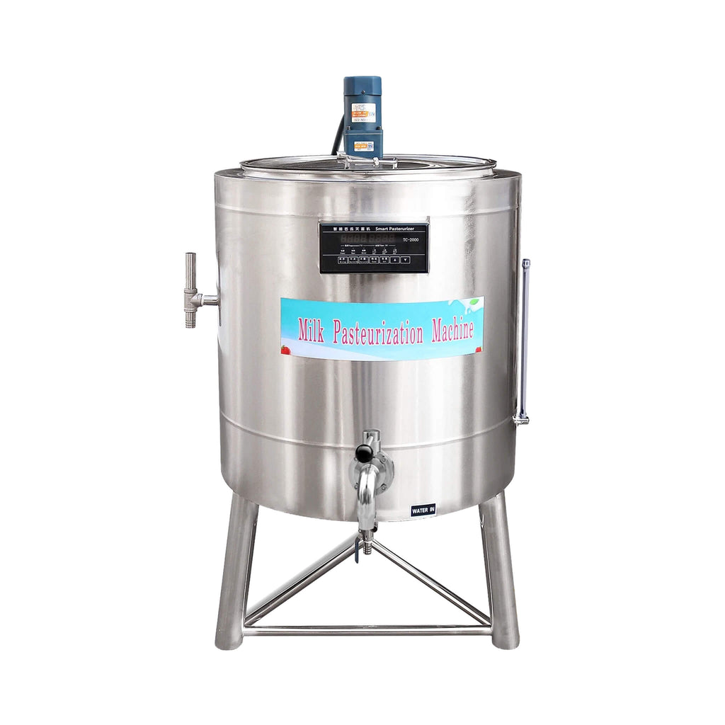 Heavy-Duty 220V Stainless Steel Commercial Milk And Ice Cream Mix Pasteurizer Machine [Without Plug] (SAK81320)