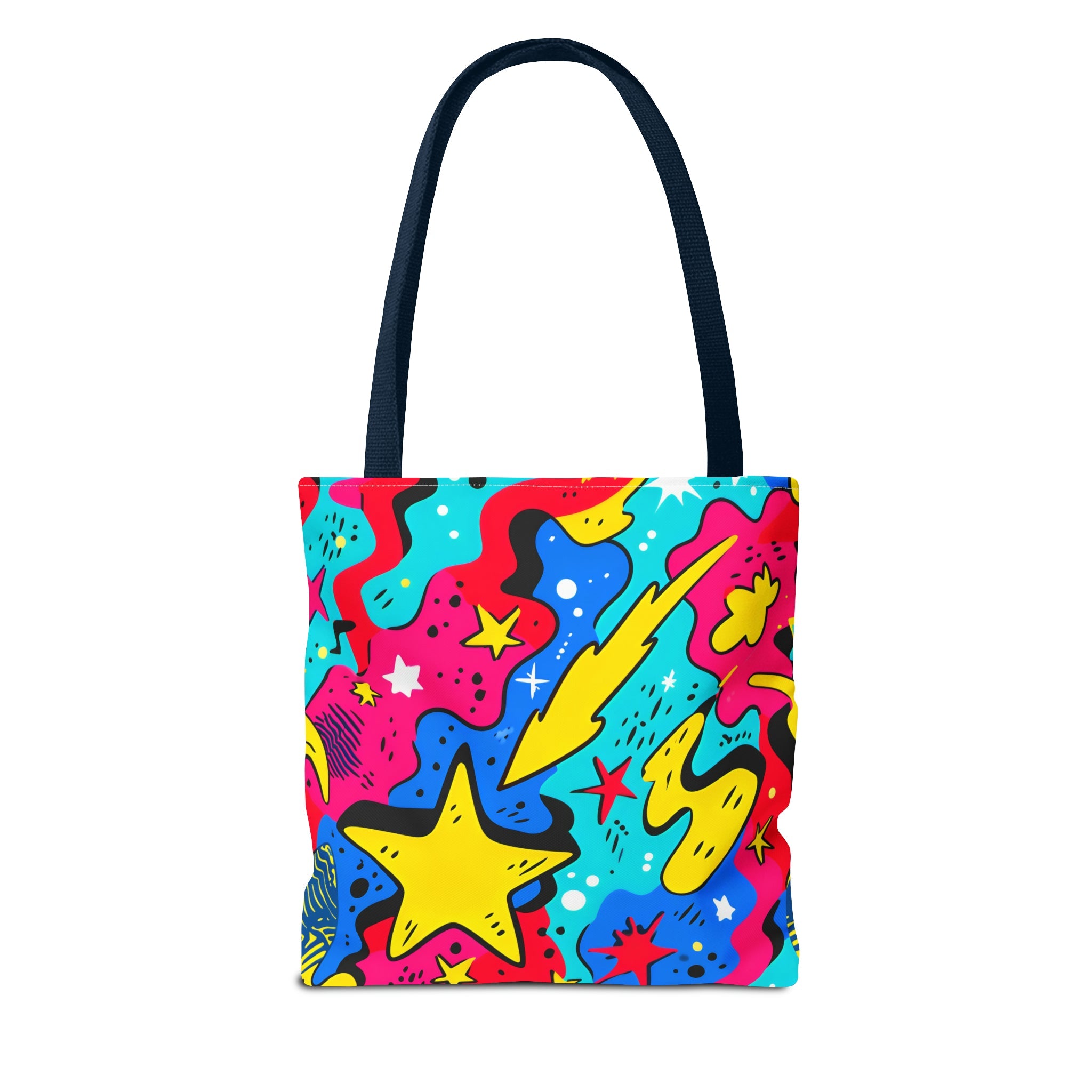 Abstract Comic Pop  AOP Tote Bag featuring Wimpy and his beloved hamburger
