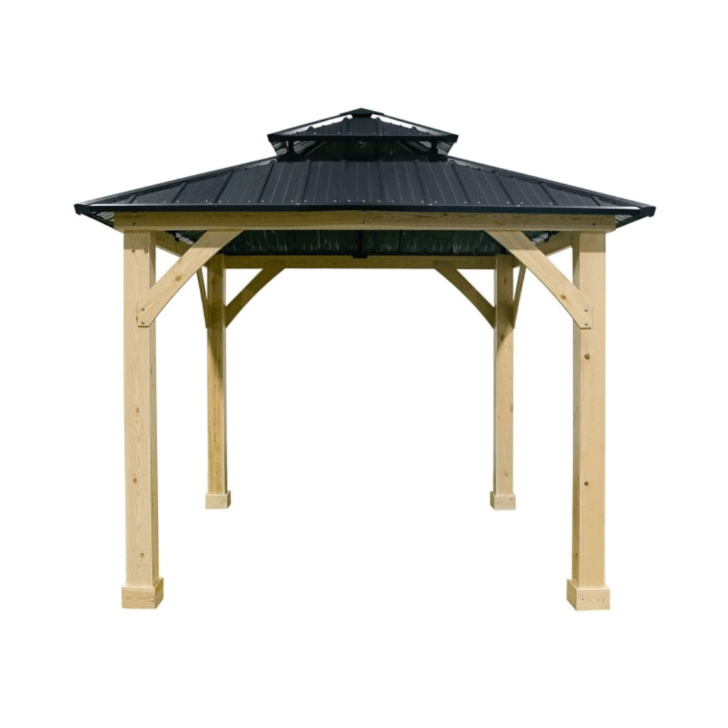 [10X10FT] Alora Premium Outdoor Patio Hardtop Gazebo W/ Double Steel Roof (SAK01291)