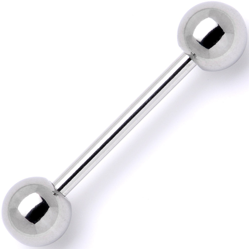 14G Stainless Steel Barbell Tongue Ring 5/8 6mm