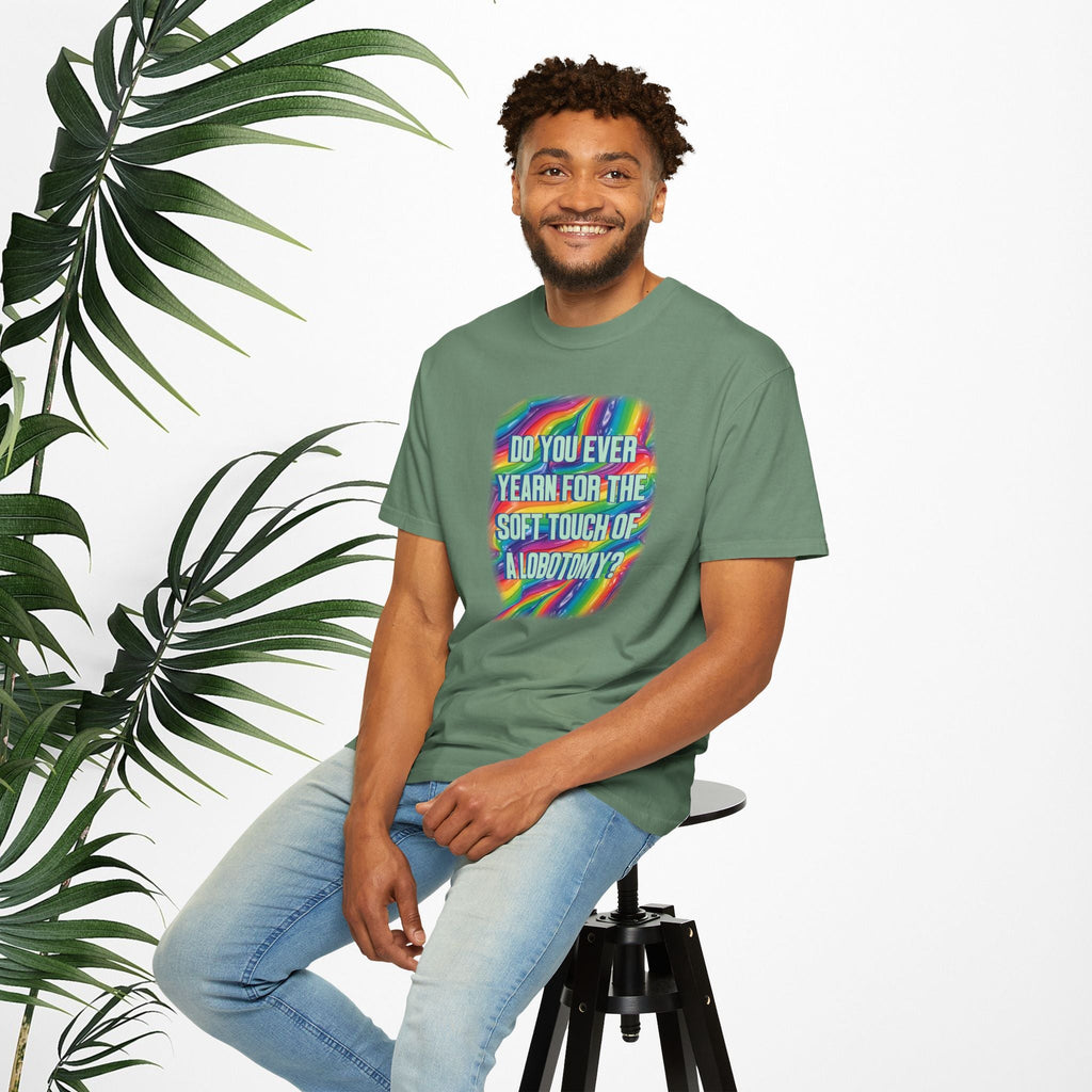 Bespattered Facade "Lobotomy" Colorful Premium Unisex Comfort Colors Garment Dyed 100% Cotton T-Shirt