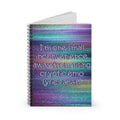 Bespattered Facade "Cryptic Emo Lyrics" Spiral Notebook - Lined Pages