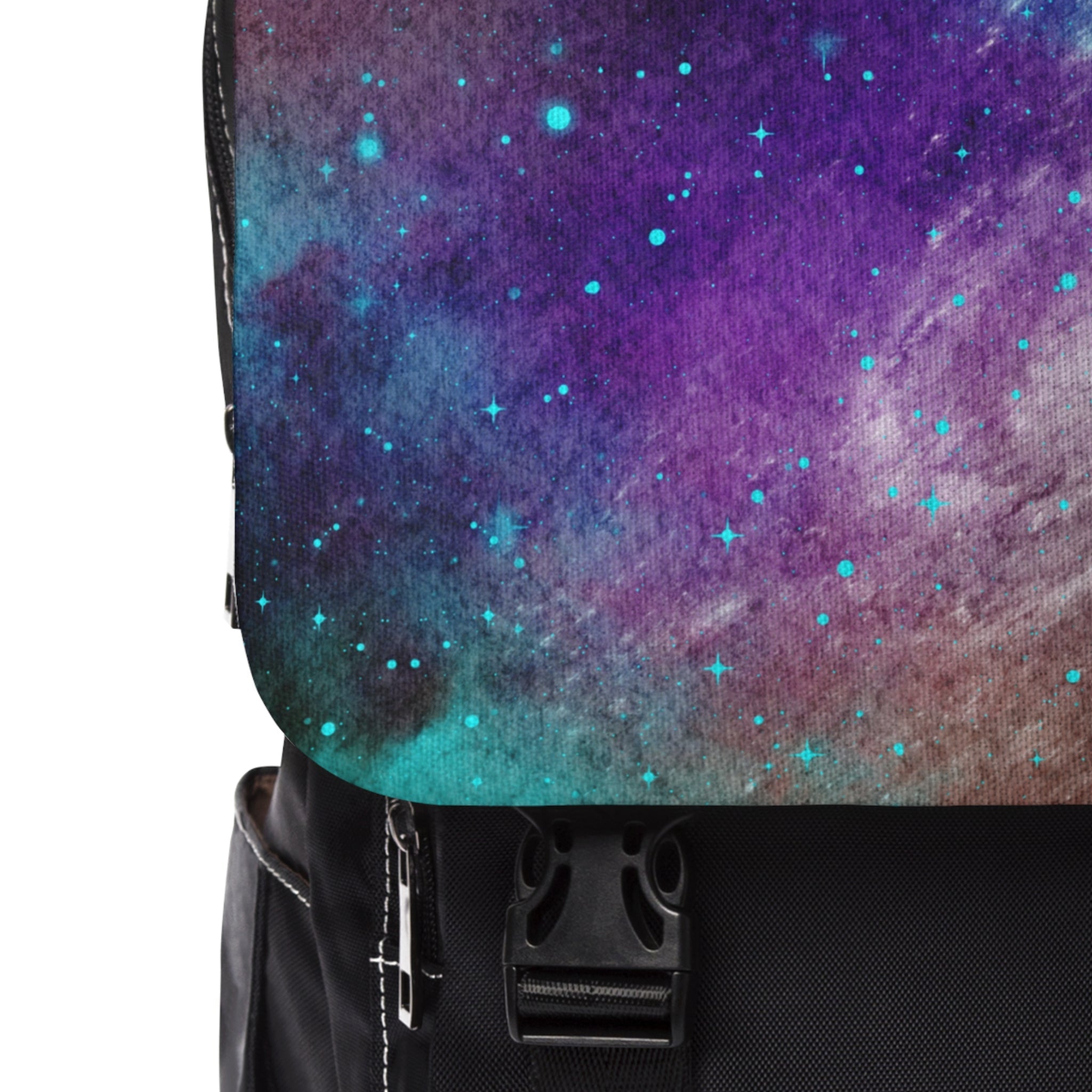 Amongst the Stars, Out of this World, Purple, Outerspace. Back to School Unisex Casual Shoulder Backpack