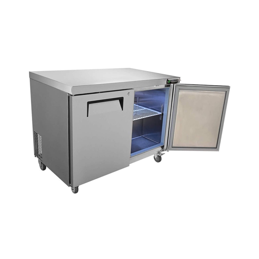 12.9 Cu.Ft 2-Door 48-Inch Commercial Stainless Steel Worktop Undercounter Refrigerator (SAK26049)