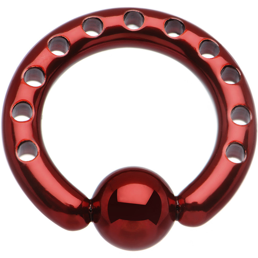 8G INDUSTRIAL PUNCHED Red TITANIUM BCR