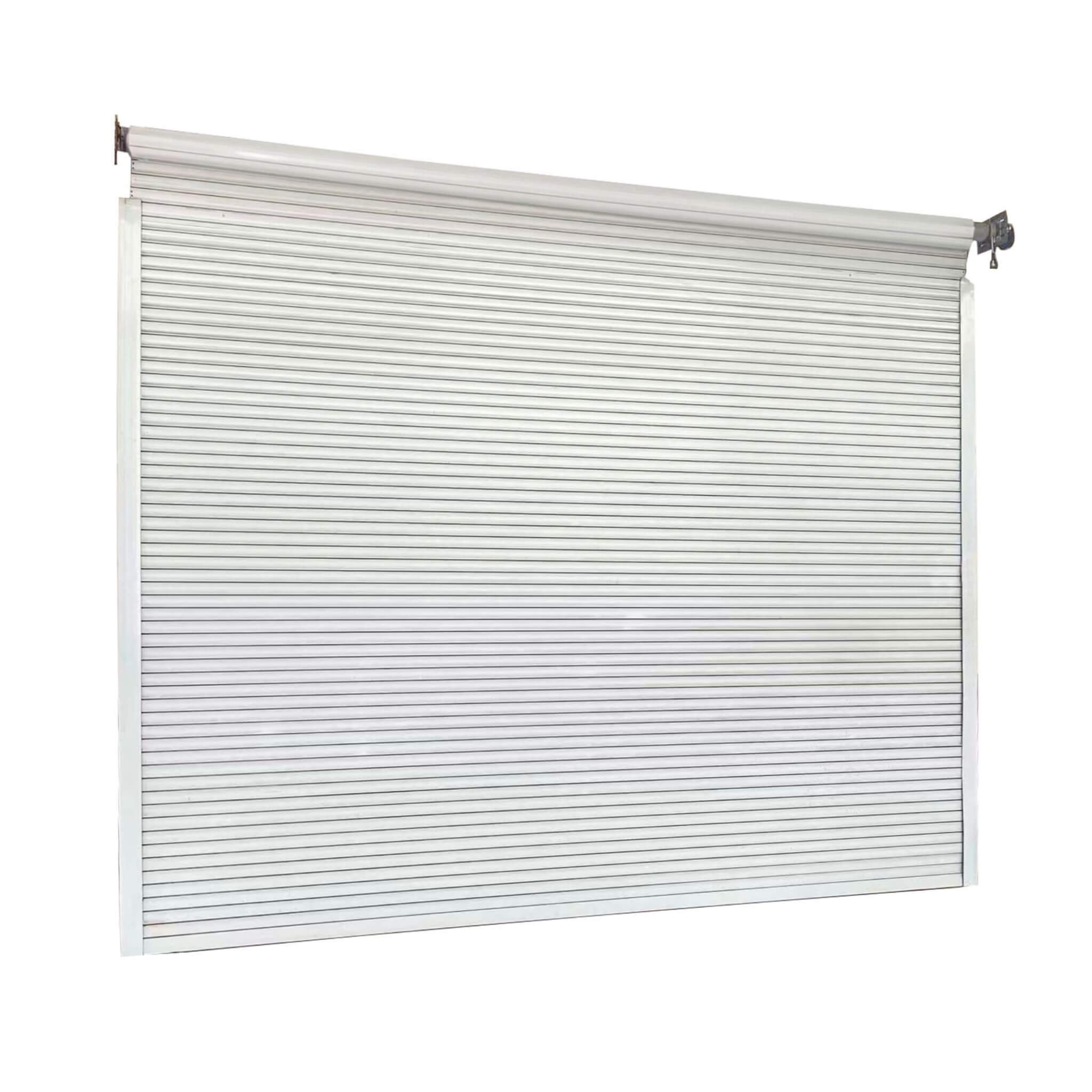 [12FT W X 10FT H] Heavy-Duty Pre-Lubricated Electric Roller Shutter Lifting Door (SAK46751)