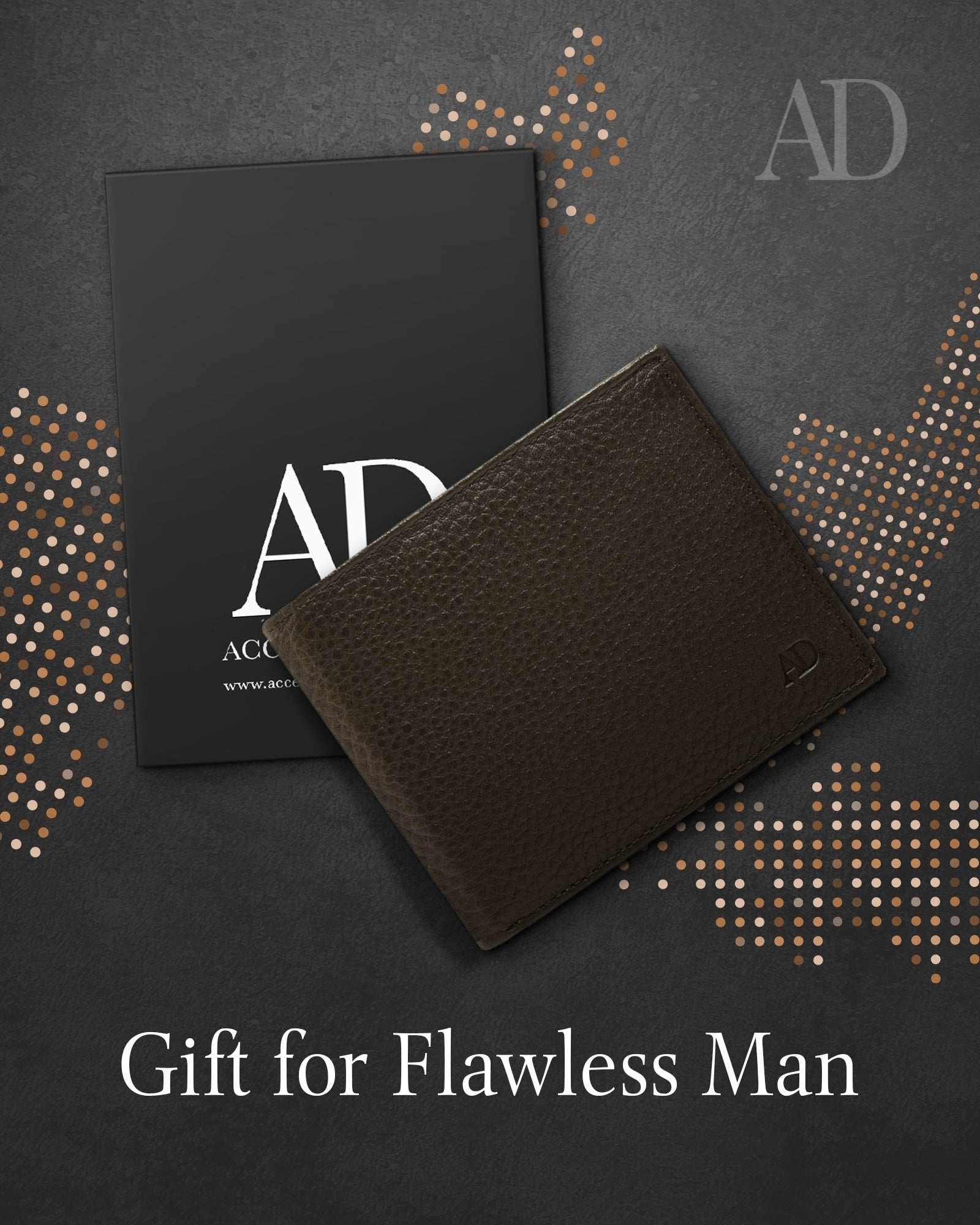 Bifold Wallet With Flip-Up ID Window