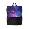 Amongst the Stars, Out of this World, Purple and Blue Unisex Casual Shoulder Backpack School