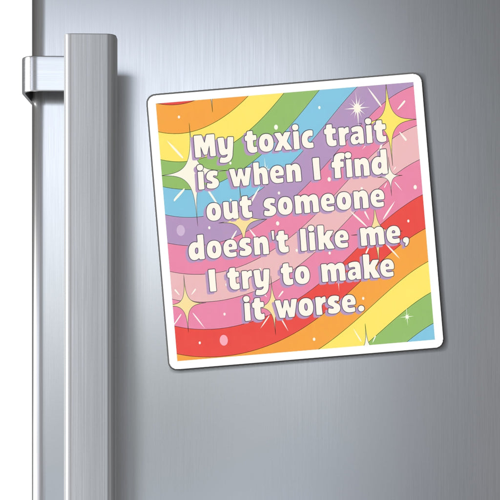Bespattered Facade "Toxic Trait" Refrigerator Magnet