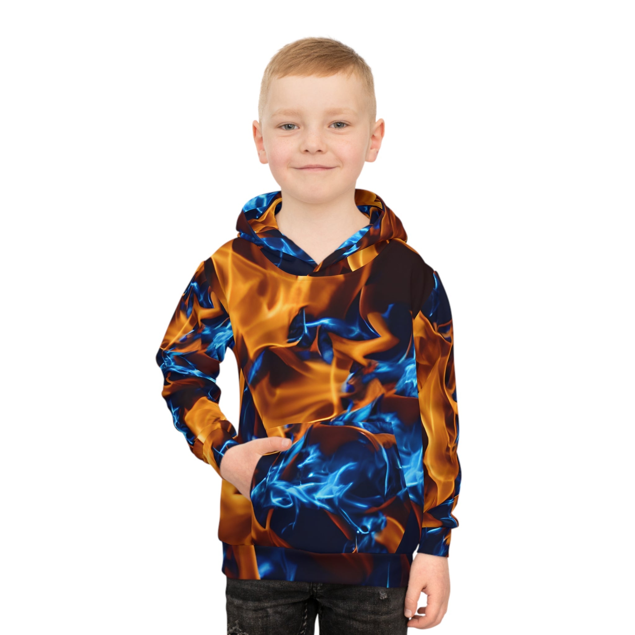 BlazeBurst Children's Hoodie (AOP)