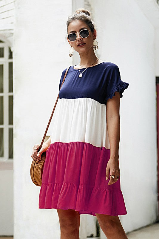 Color Block Dress