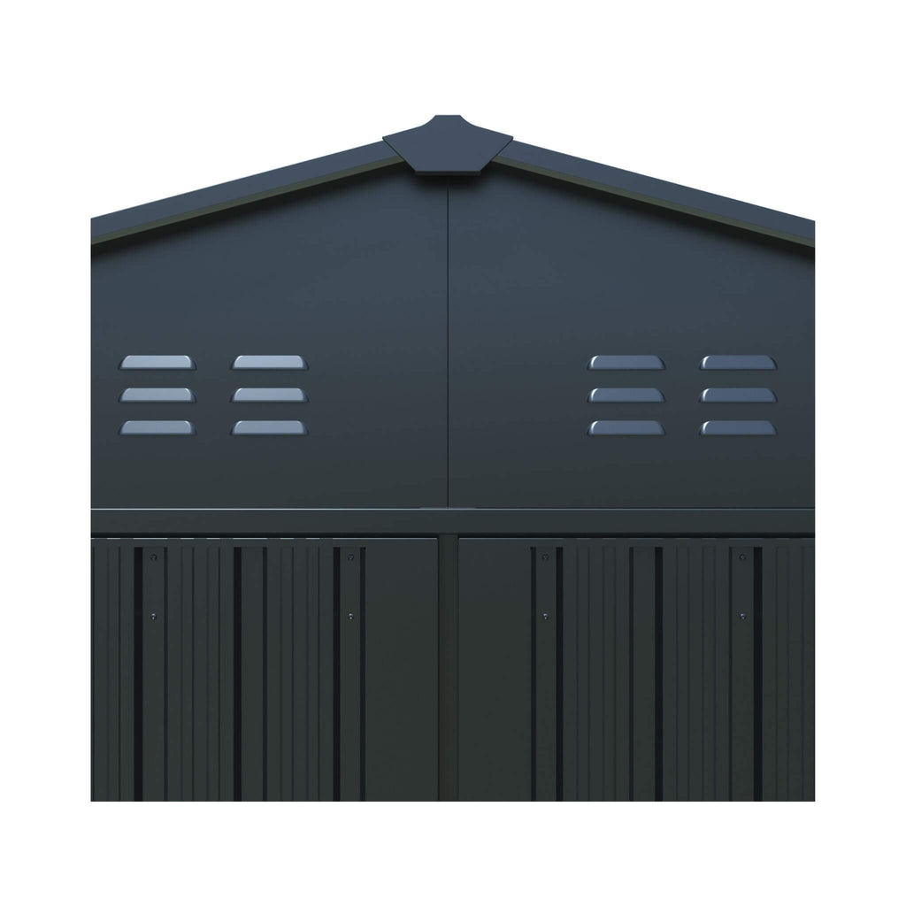 [13X20FT] Alora Extra-Large Premium Weather-Resistant Outdoor Multi-Purpose Utility Storage Shed (SAK84920)