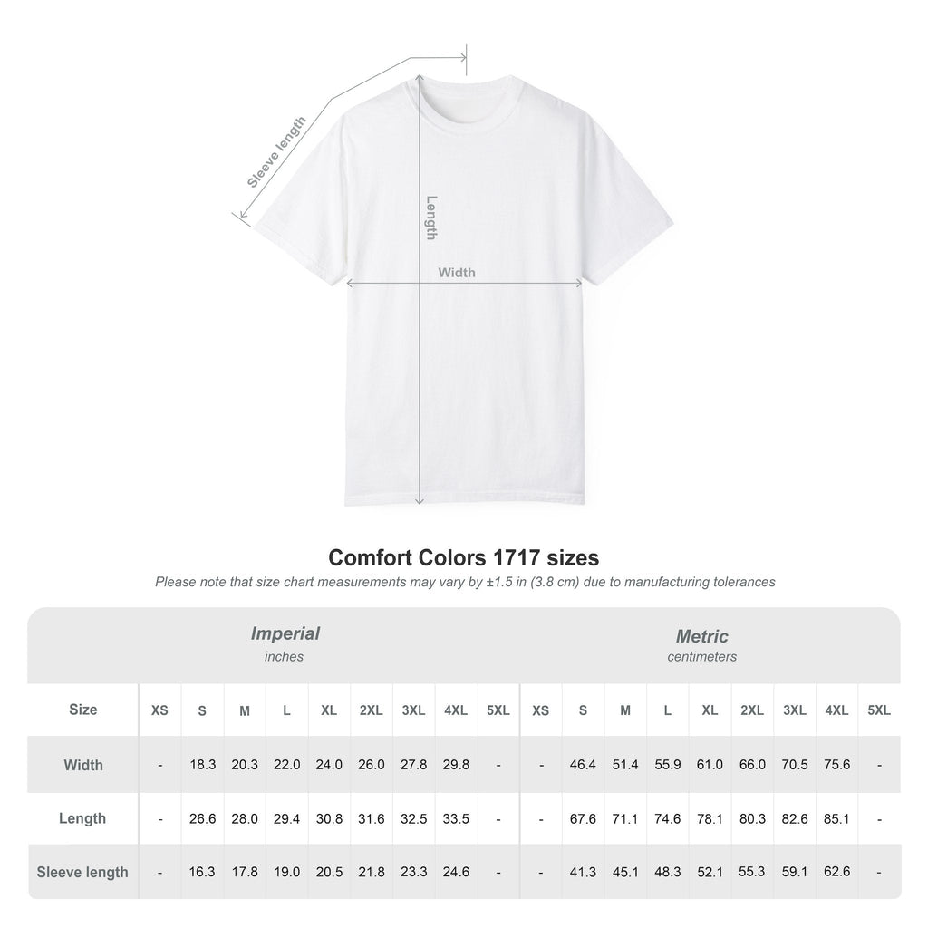 Bespattered Facade "Be Humble" Colorful Premium Unisex Comfort Colors Garment Dyed 100% Cotton T-Shirt