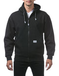PRO CLUB MENS HEAVYWEIGHT FULL ZIP FLEECE HOODIE