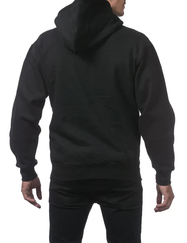 PRO CLUB MENS HEAVYWEIGHT FULL ZIP FLEECE HOODIE