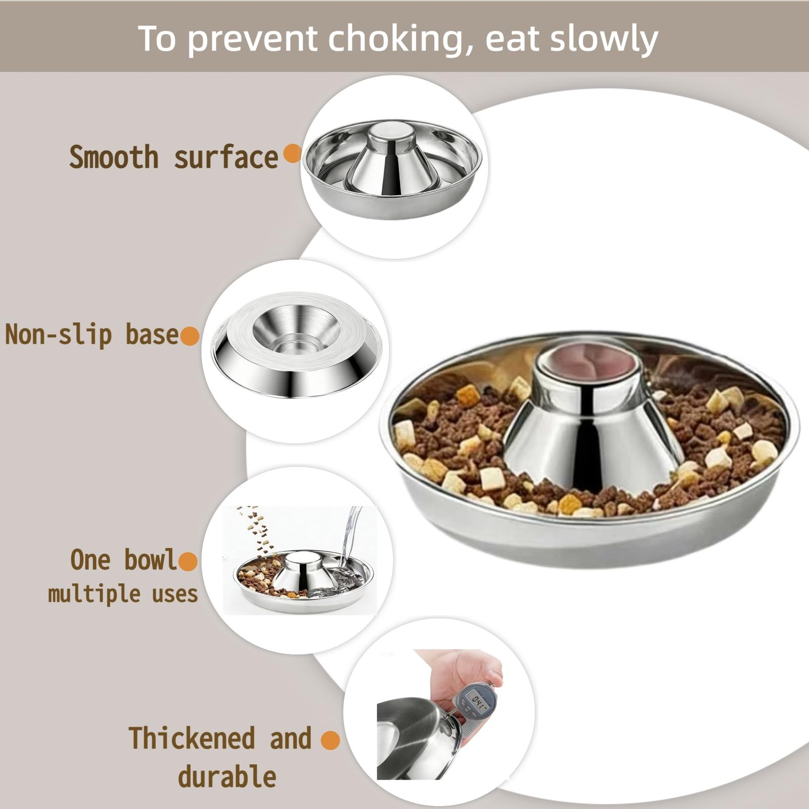Stainless Steel Puppy Weaning Bowls,Cat Bowls For Food Water,Multiple Puppies Feeder Whelping Dishes,Litter Feeding Station Pans For Small Dogs Cats Eating At Same Time-Small Medium Large Size