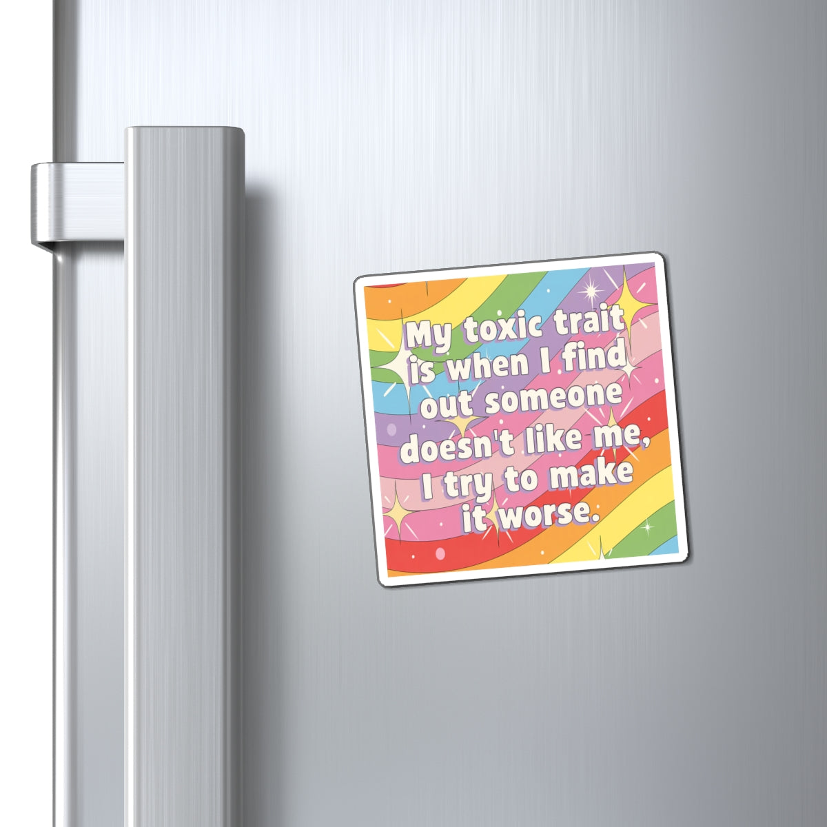 Bespattered Facade "Toxic Trait" Refrigerator Magnet