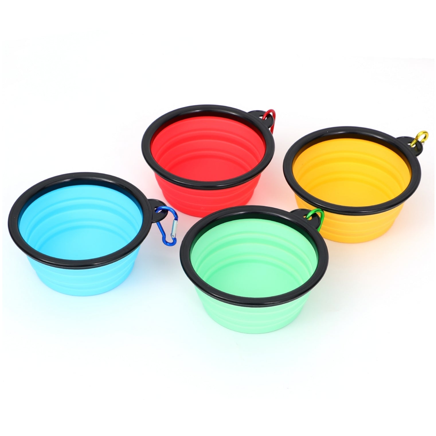 Collapsible Silicone Travel Bowls - 12oz