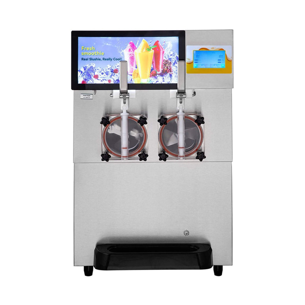 Commercial 16L 1155W Double Frozen Margarita Ice Slushie Drink Maker Machine (SAK95281)