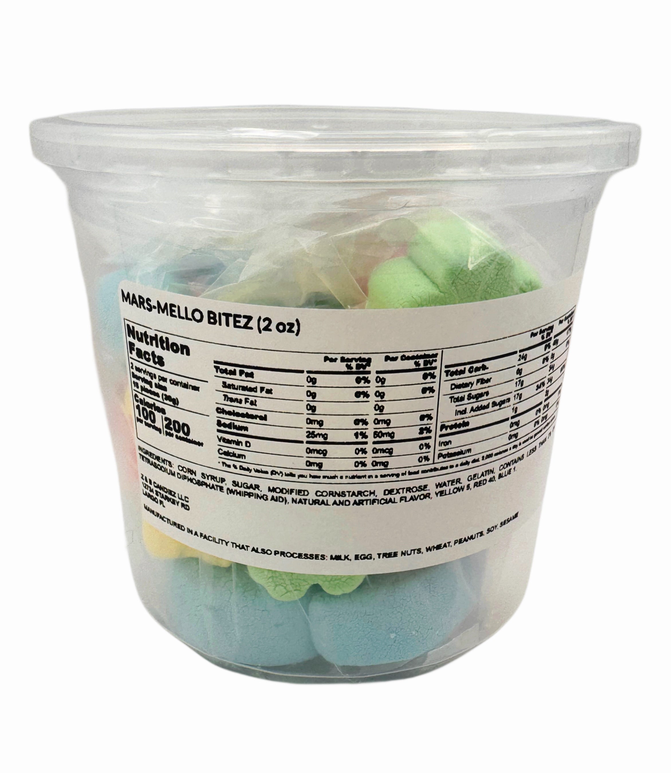 MARS-MELLO BITEZ (2 oz) (freeze dried marshmallows)