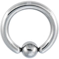 6G 3/4 Stainless Steel BCR Captive Ring