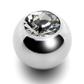 5mm Black Diamond Replacement Ball Created with Crystals