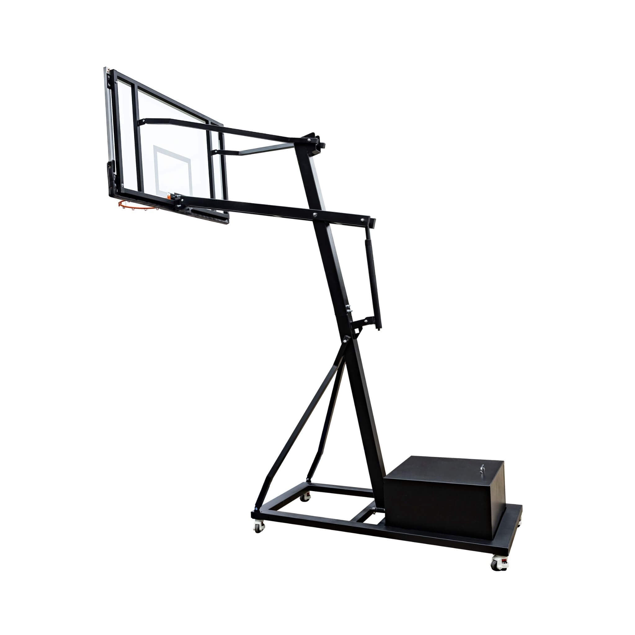 [18X24FT] Heavy-Duty Portable Adjustable Basketball Hoop With Court (SAK72980)