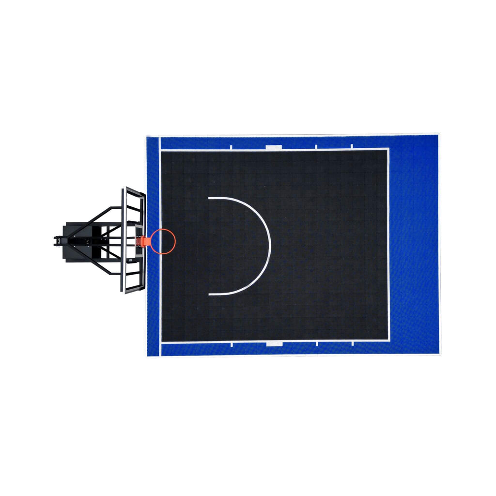 [18X24FT] Heavy-Duty Portable Adjustable Basketball Hoop With Court (SAK72980)