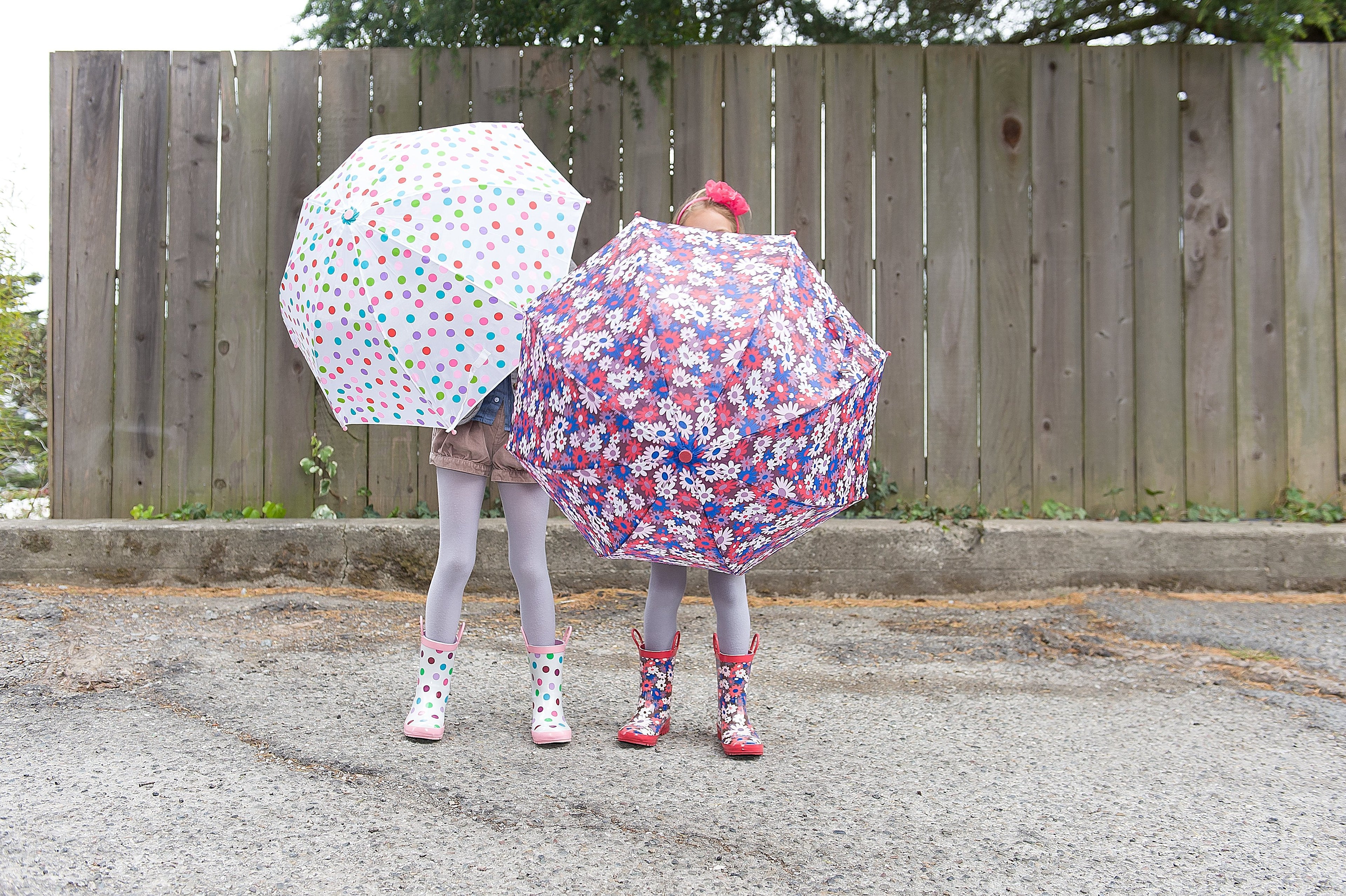 Brown Flower Umbrella