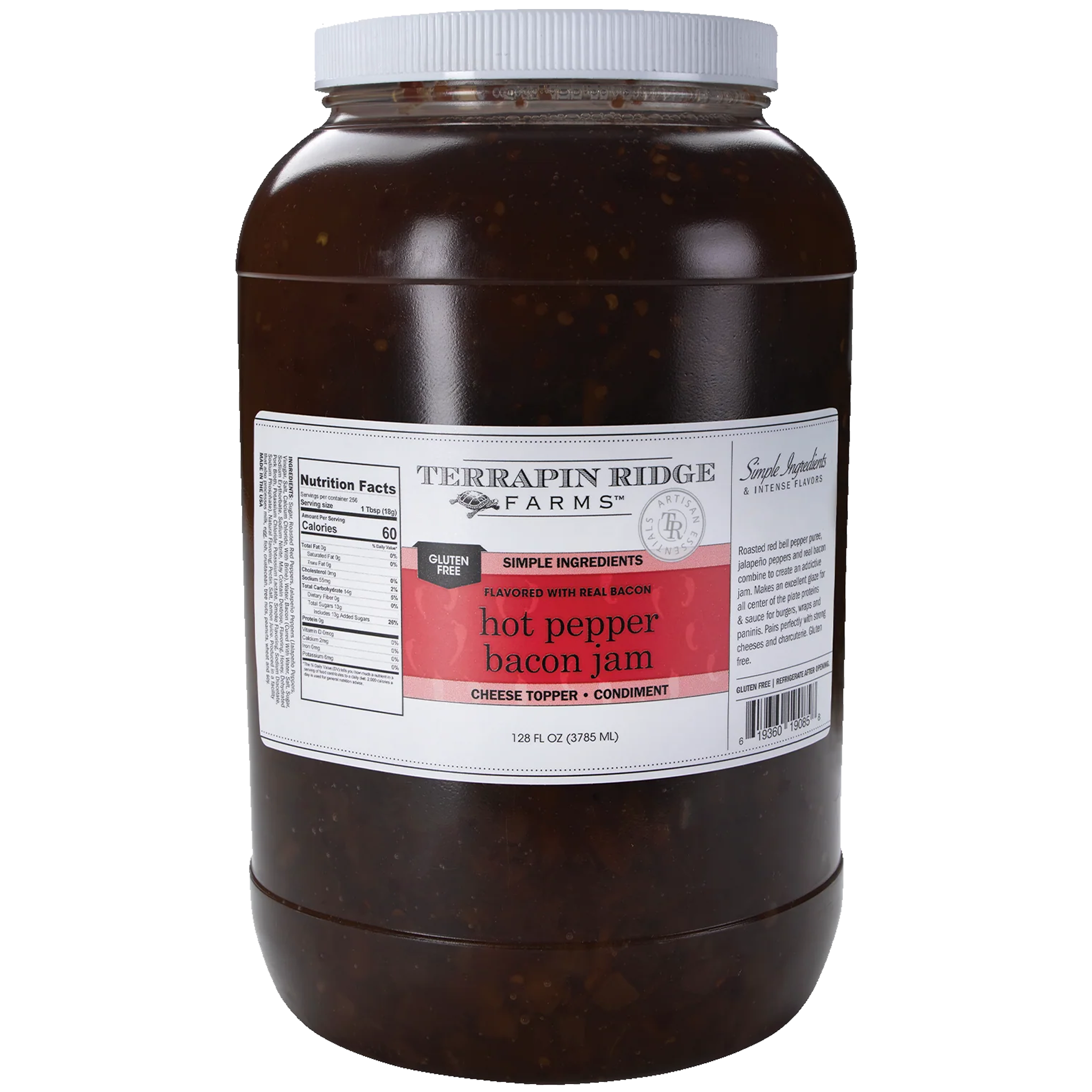 Hot Pepper Bacon Jam - 1 gallon jug
