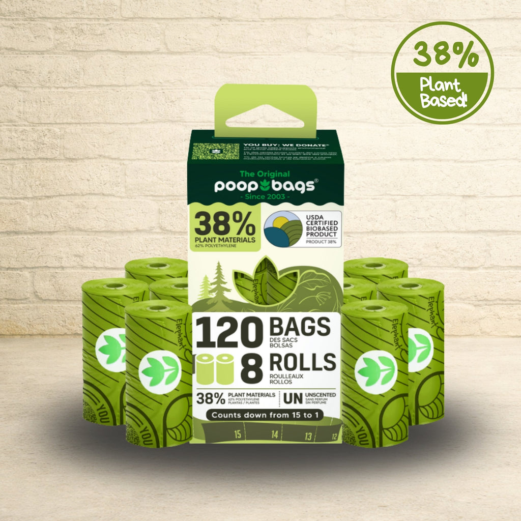 Countdown Rolls® Unscented Leash Roll Poop Bags