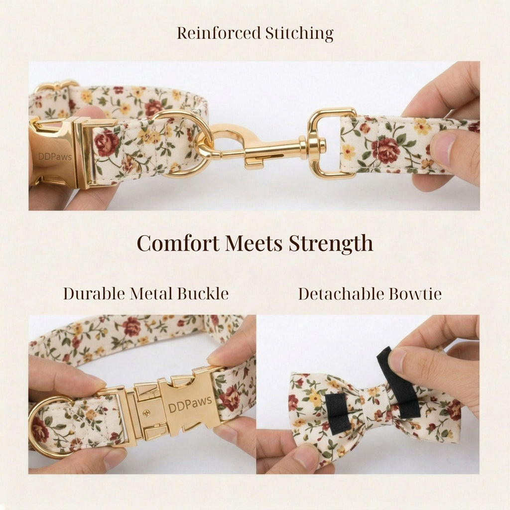 Soft Ivory Blossom Floral Set