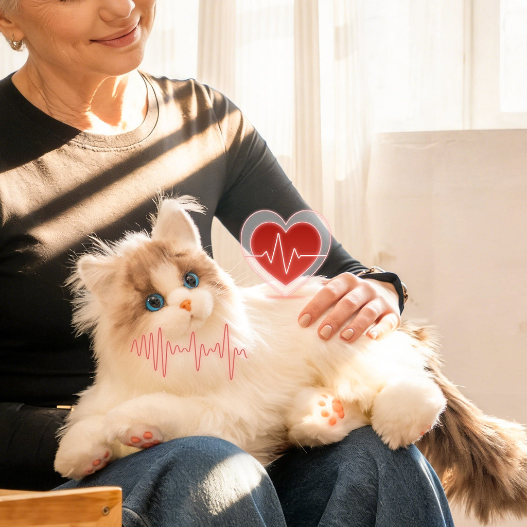 Percy Robot Cat – Voice,Purring & Heartbeat for Comfort
