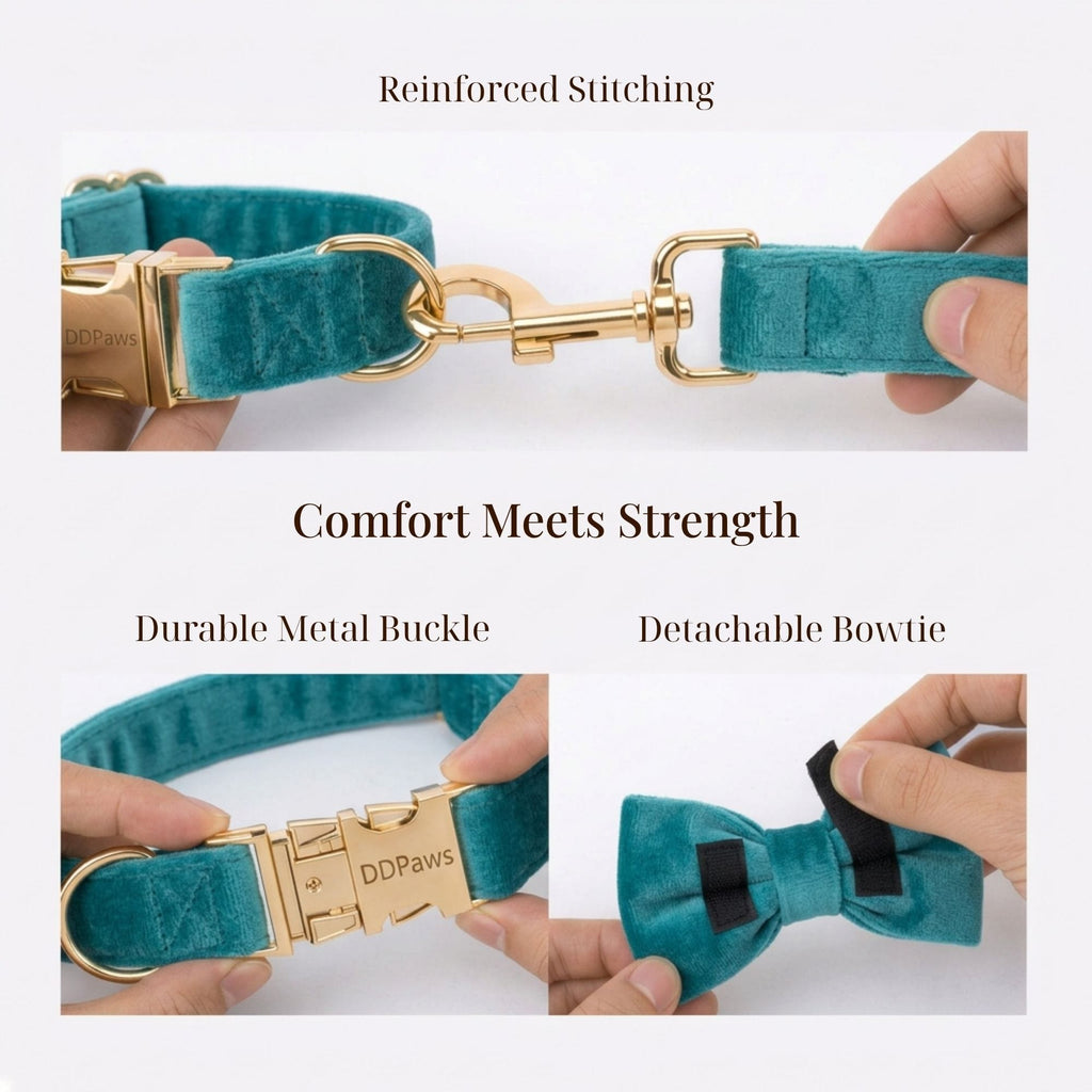 Turquoise Stone Velvet Set