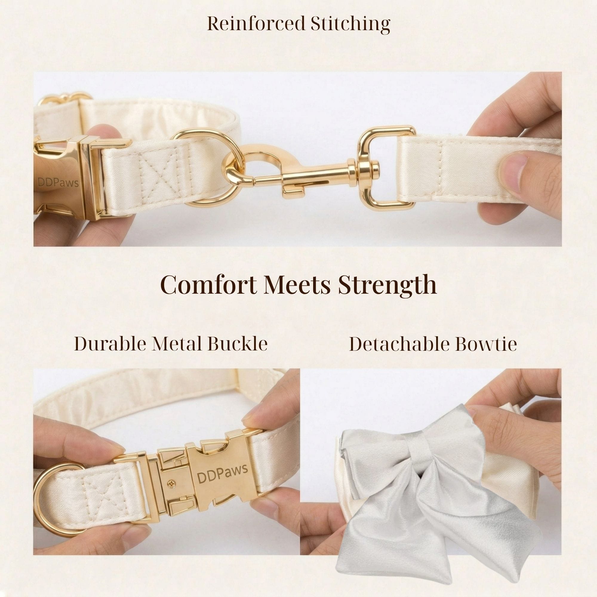 Wedding Pure White Satin Set
