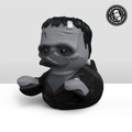 Black and White Frankenstein TUBBZ Collectible Duck (Collector's Edition)