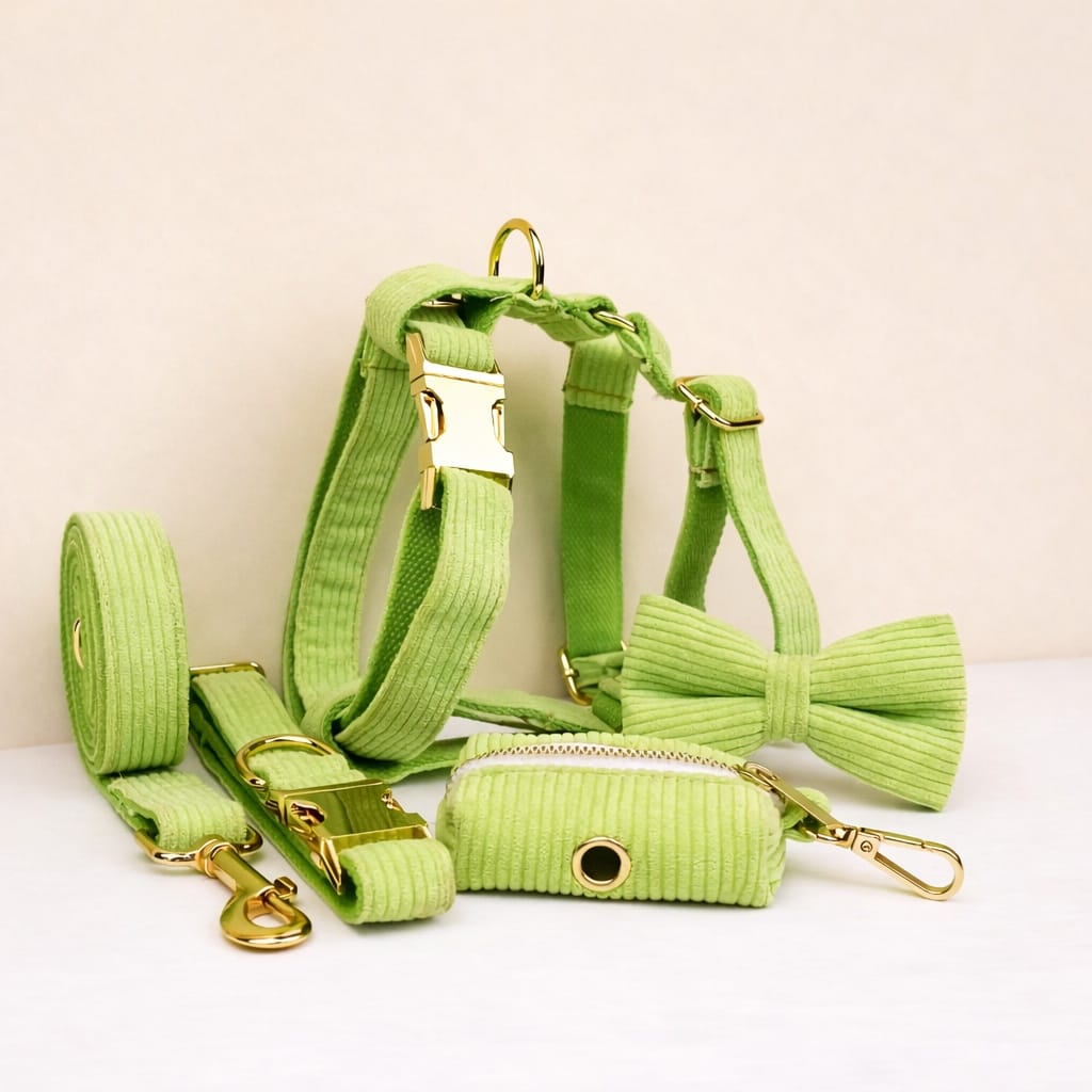 Apple Green Corduroy Set