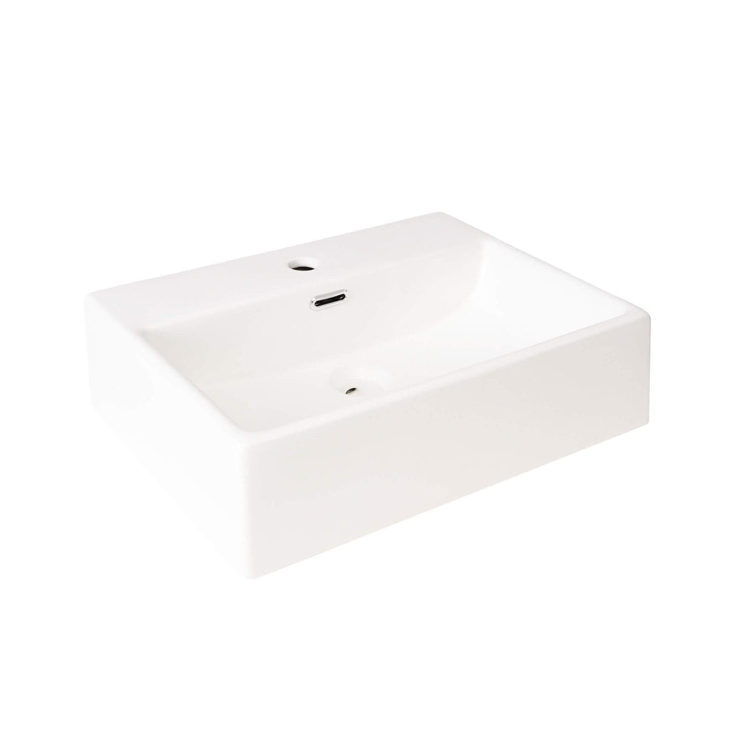 Nuvia 20-Inch Modern Bathroom Vanity With Ceramic Sink And Storage Cabinet (SAK83047)