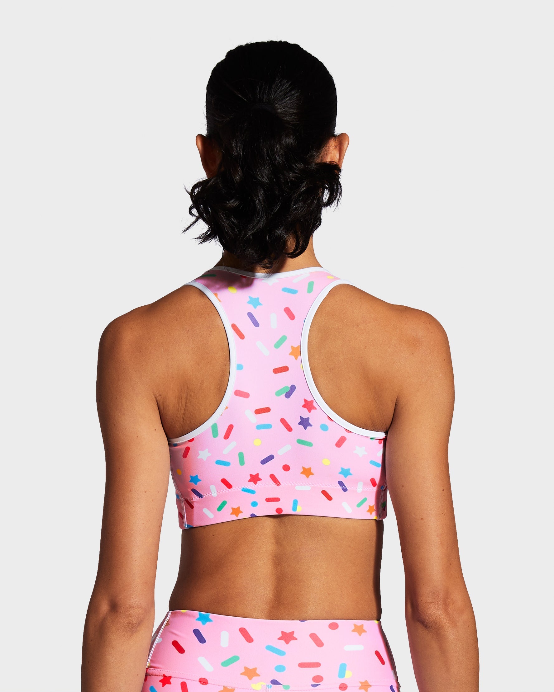 Sprinkle Me Pink Sports Bra